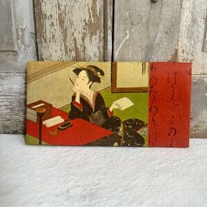 Vintage NWOT Zemliya Paper Products Kyoto Yuzenzome dyed Wagami style paper